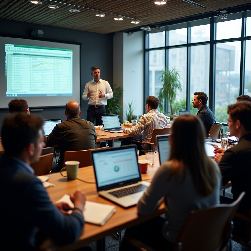 Excel functions workshop training session